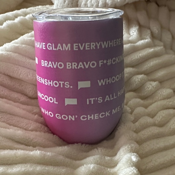 Other - Bravo Pink and Purple Insulated Tumbler